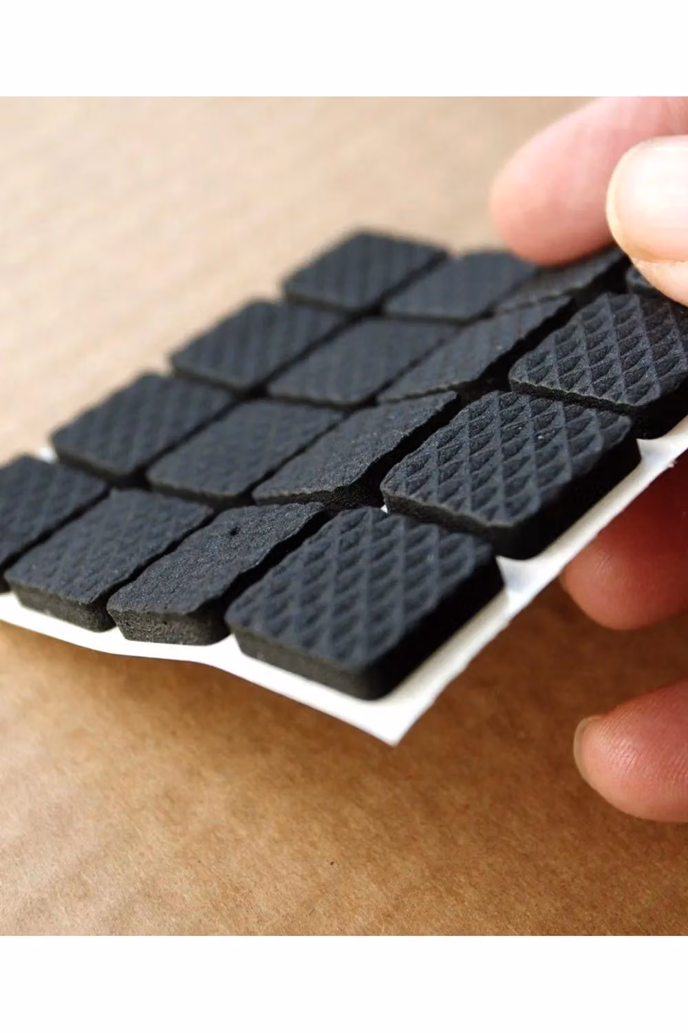 Neel Blue Black Square Furniture Foam Pads for Table and Chair Legs, 22 x 22 mm – 4