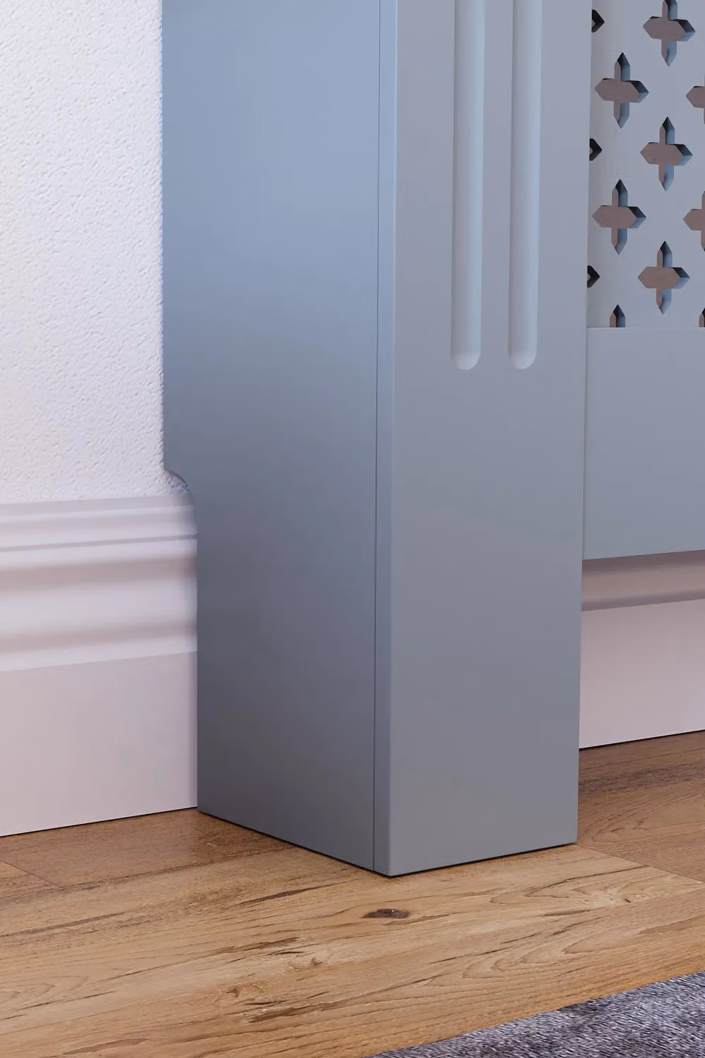 Home Discount Vida Designs Oxford MDF Radiator Cover Extra Large, Dark Grey, W/D/H: 172.0 x 82.0 x 19.0 cm – 3