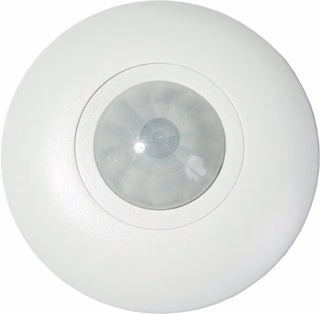 Loops White IP44 Outdoor and Bathroom PIR Occupancy Sensor with Automatic Timer Reset and Adjustable Lux Motion Detector Kit – 1