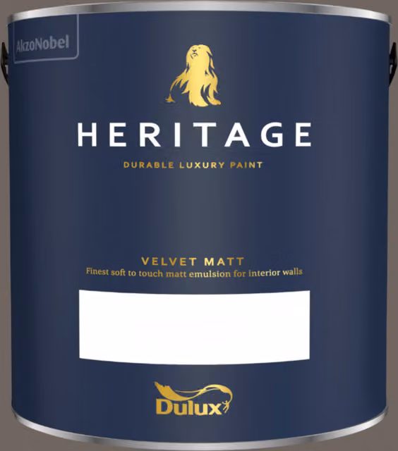 Dulux Trade Heritage Matt Paint Wooded Walk Brown Multicolour 2.5l