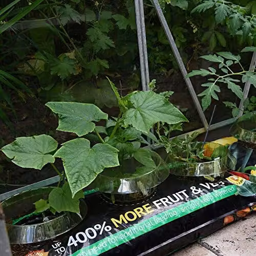 Thompson & Morgan Incredicrop Grow Bag with Vegan-Friendly Compost Blend, Black, 40 x 35 Litre