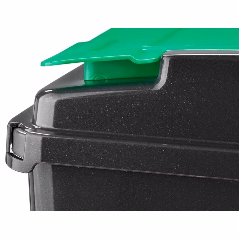 Nordara 25L Slimline Garden Kitchen Waste Bin with Flip Lid in Black – 3