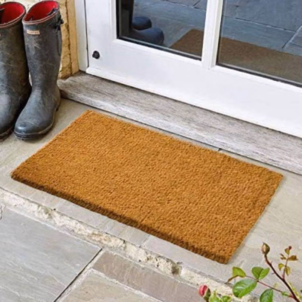 Marco Paul Non Slip Heavy Duty Coir Door Mat in Brown, W: 45 cm, L: 75 cm – 3