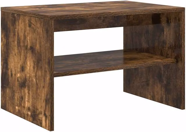 Berkfield Home Modern Smoked Oak TV Cabinet in Brown, W/D/H: 60 x 40 x 40 cm – 1