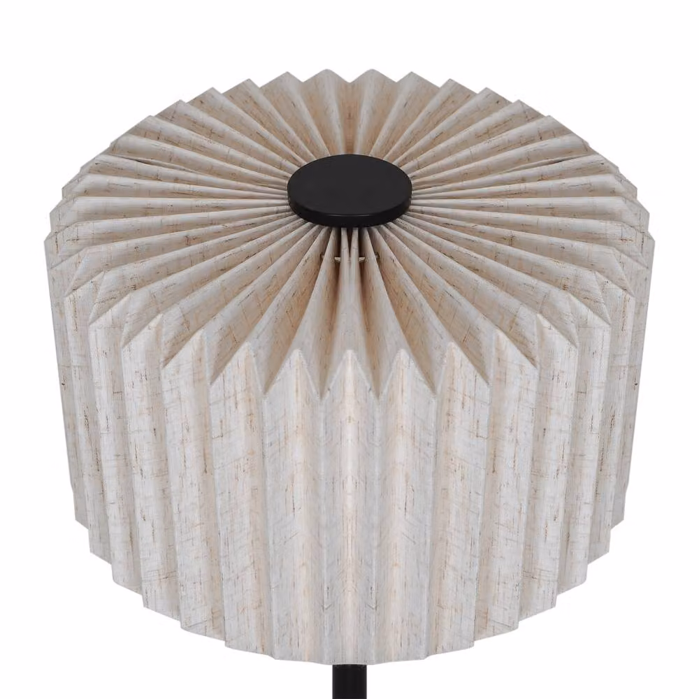 Nordlux Vivienne Table Lamp in Black with Fabric Shade and E27 Socket – 2