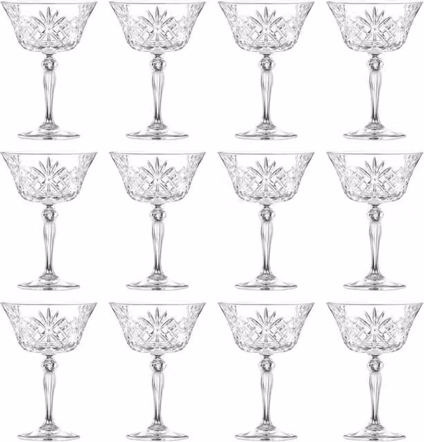 RCR Melodia Transparent Champagne Flutes, 260ml