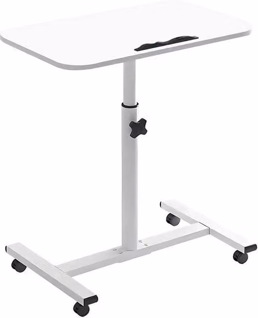 FORGEVIO White Adjustable Height Bedside Table – 1