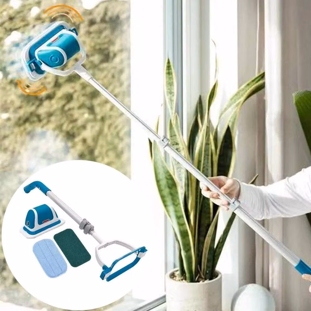 NESTLUNE Cordless Rechargeable Electric Mop in Blue – 3