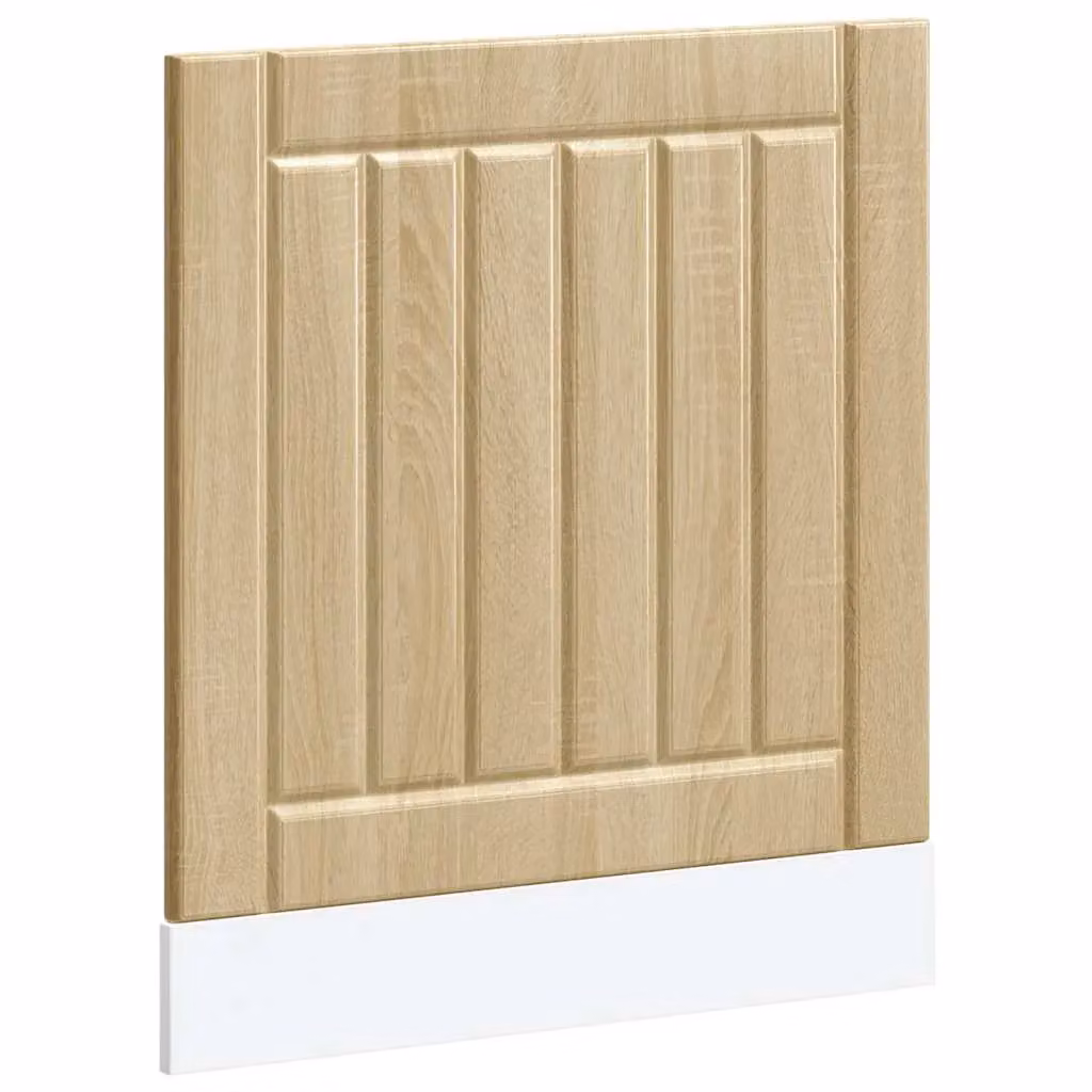 Berkfield Home Lucca Dishwasher Panel in Sonoma Oak Brown Engineered Wood – 2