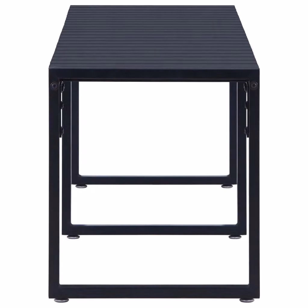 Berkfield Home Modern Garden Bench in Black – 3