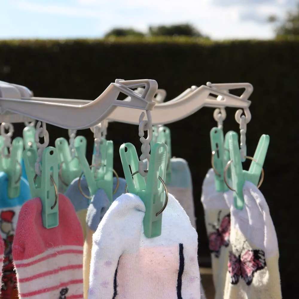 JVL Multicolour Arm Sock Dryer with 20 Pegs – 3