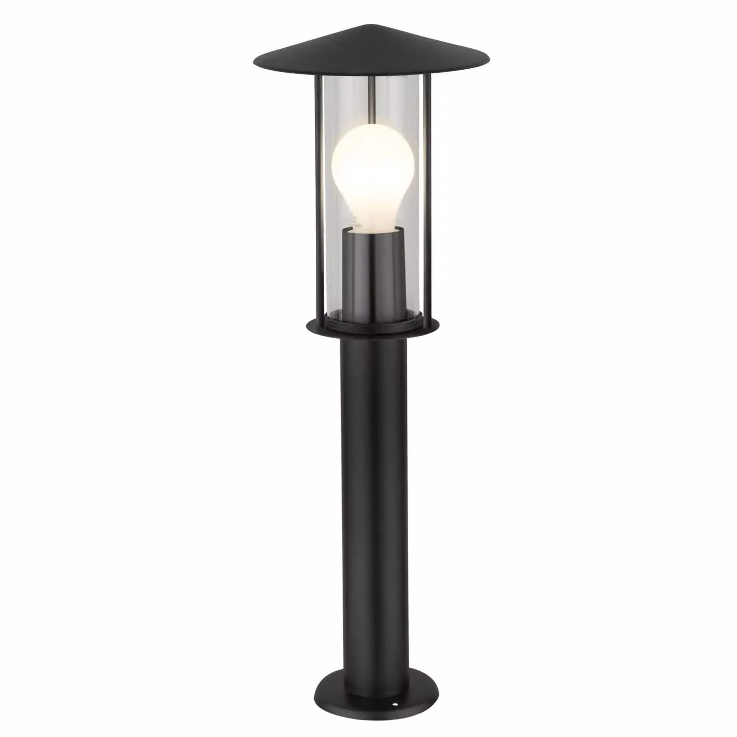 First Choice Lighting Treviso Set of 2 Black Outdoor LED Post Lights, Height: 50 cm – 2