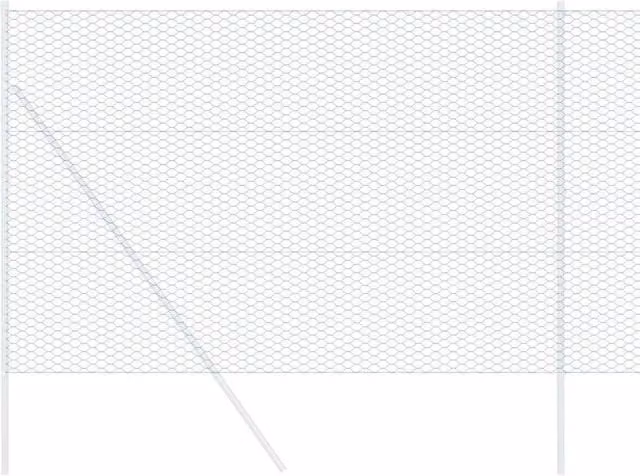 Berkfield Home Green PVC Coated Steel Hexagon Fence, H: 140 cm x W: 25 m – 1