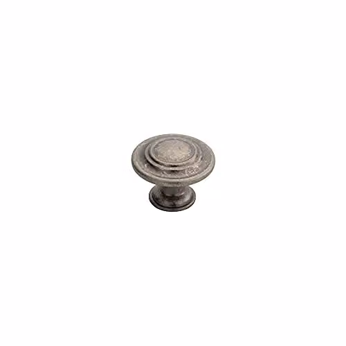 Loops Round Ringed Pattern Door Knob in Pewter – 2