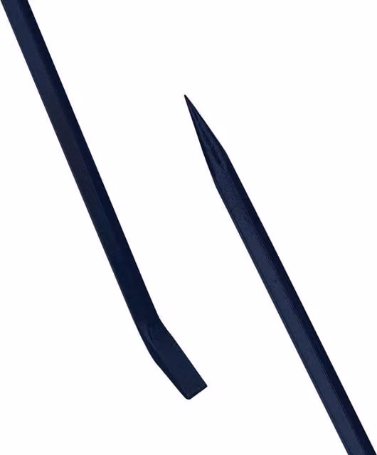Pegdev Heavy Duty Steel Wrecking Bar with Chisel and Point Hexagon Design in Blue, Length: 152.4 cm – 1