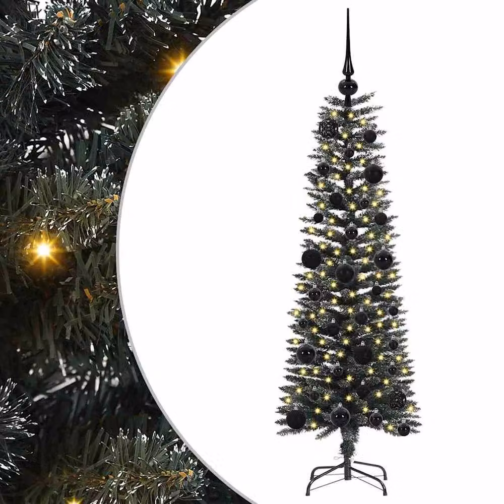 Berkfield Home Green Artificial Christmas Tree with Stand, W/D/H: 40.5 x 40.5 x 120 cm – 2