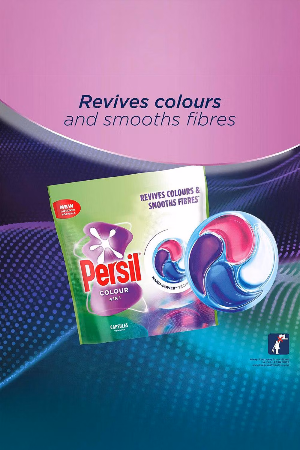 Persil Colour 4 in 1 Fast-Dissolving Laundry Capsules, 34 Washes, White – 3