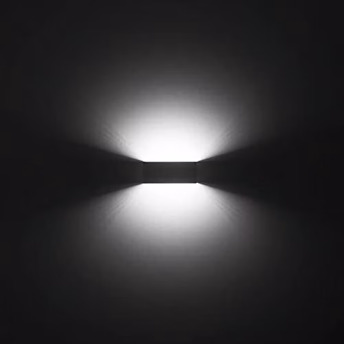 Netlighting Toppi LED Flush Wall Light in White, 530lm, 3000K Warm White – 3