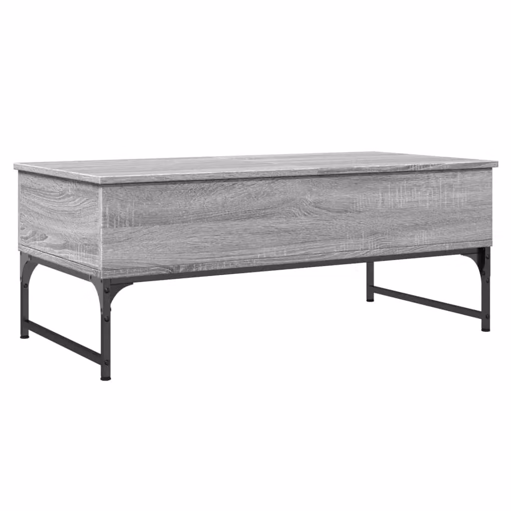 Berkfield Home Grey Sonoma Coffee Table with Lift Mechanism, W: 100 cm, D: 50 cm, H: 40 cm – 2