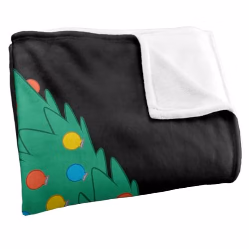 Warner Bros. Scooby Doo Mystery Machine Christmas Super Soft Fleece Throw Blanket for Children, Multicolour, W: 127.0 cm x D: 152.4 cm – 2