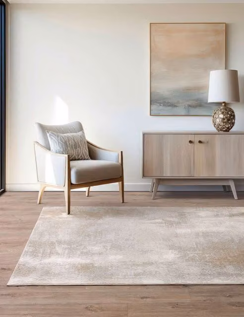 Asiatic Stellar ST01 Abstract Modern Rectangular Rug in Beige