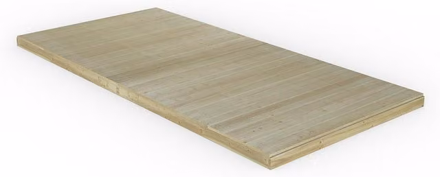 Forest Garden Beige Wood Garden Decking Kit 4.8m