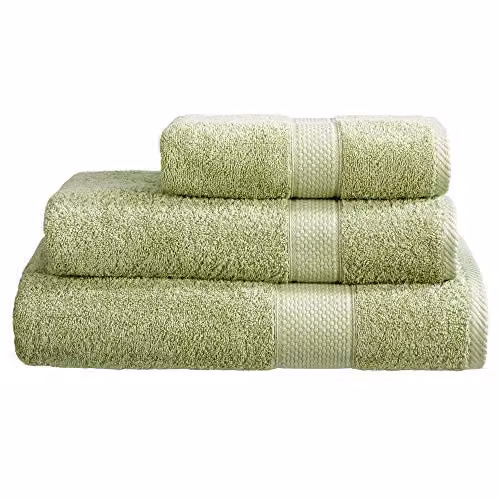 Linens Limited Turkish Cotton Face Cloth in Green