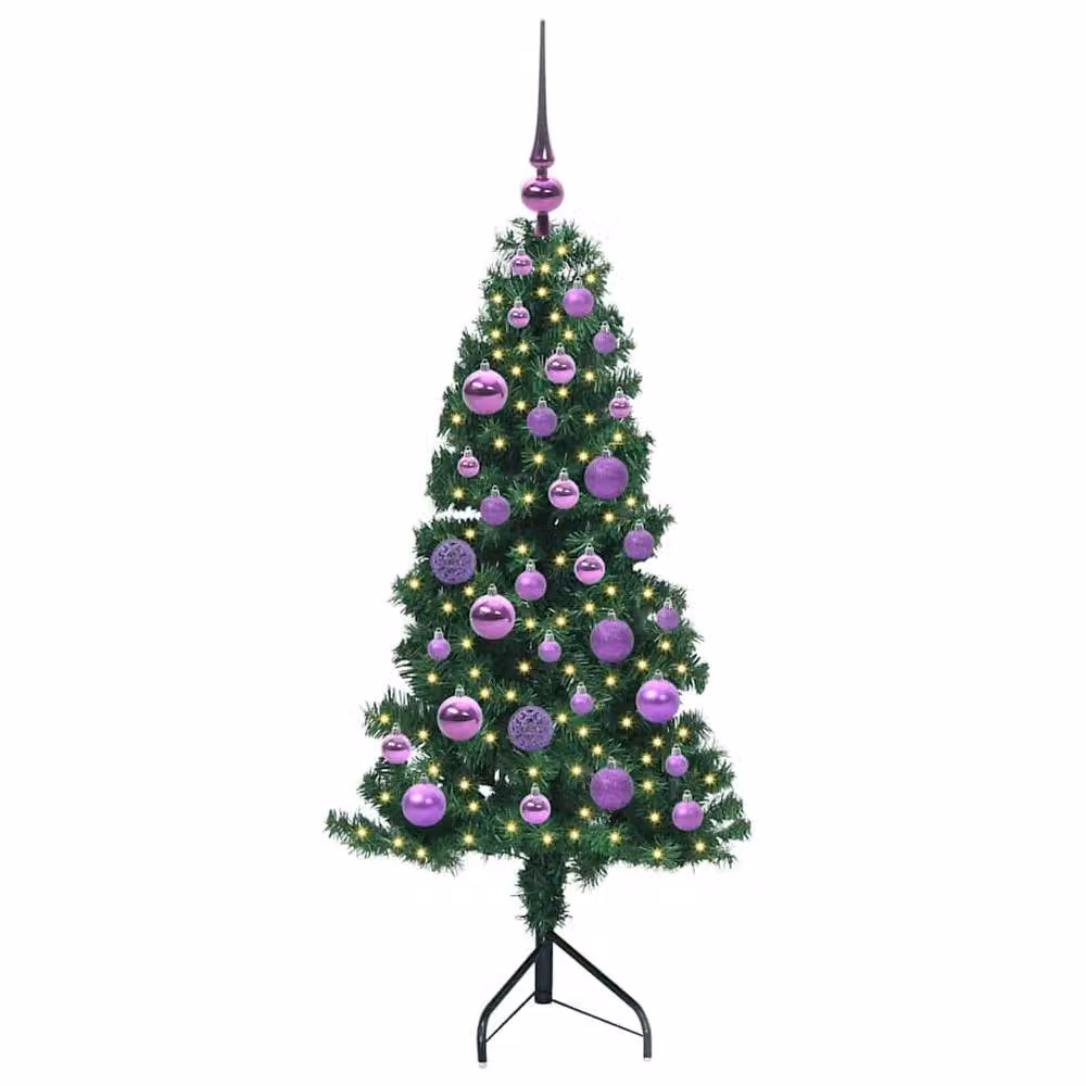 Berkfield Home Green Freestanding Artificial Christmas Tree, Height: 120 cm – 3