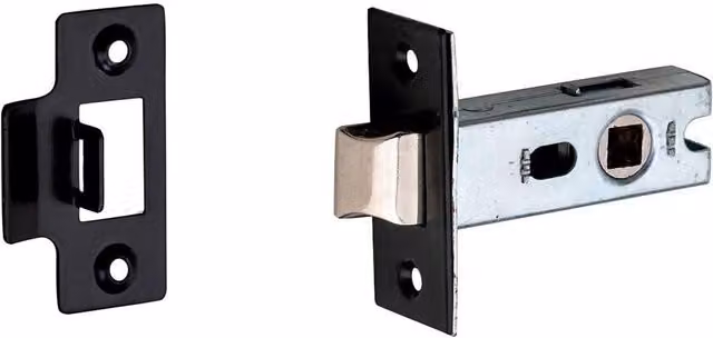 Golden Grace Matt Black Tubular Latch Door Handles