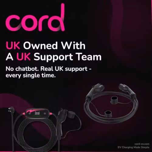 Cord Type 2 to Type 2 EV Charging Cable, 7.4kW, 5 Metre, Black and White – 2