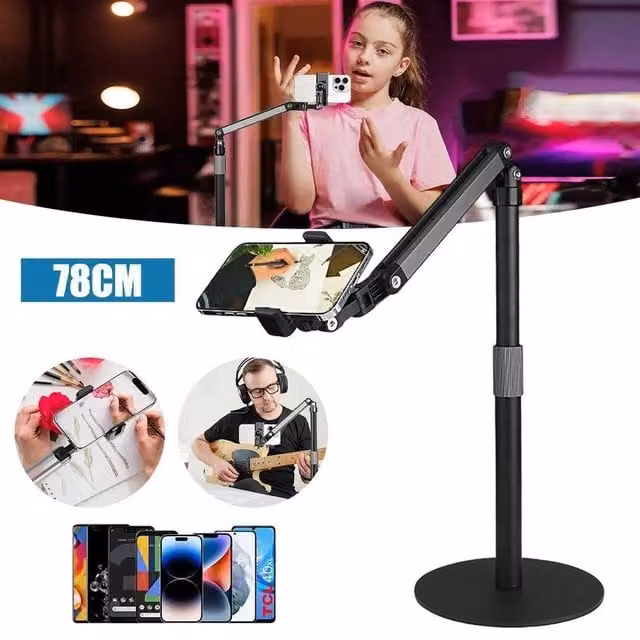 SPETLEK Mobile Phone Desktop Stand Holder, Black