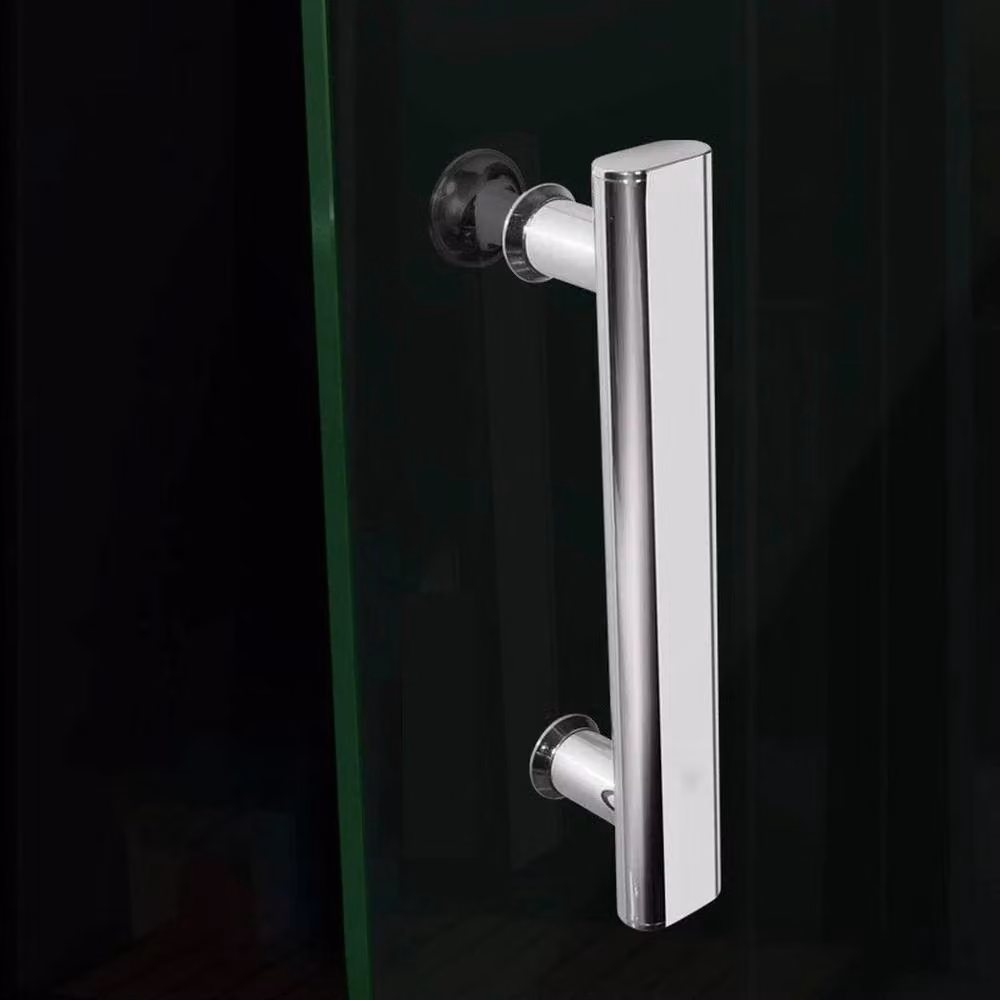 Kelvenix Chrome ABS Shower Door Handle Pair in Silver – 2