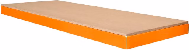 Monstershop S-Rax Workbench Additional Shelf in Orange, W: 150 cm, D: 60 cm – 1