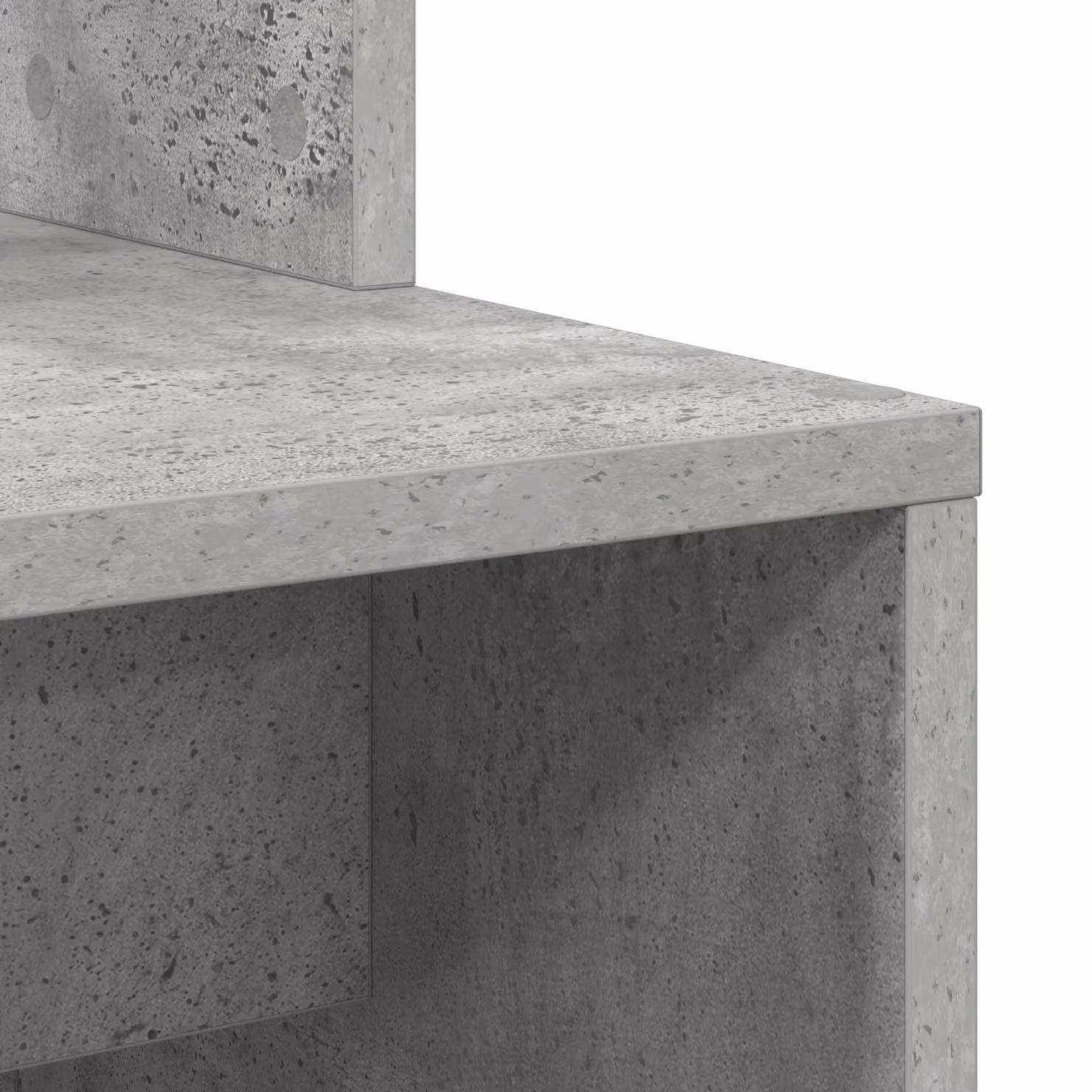 Berkfield Home Modern Concrete Grey Computer Desk in Engineered Wood – 3