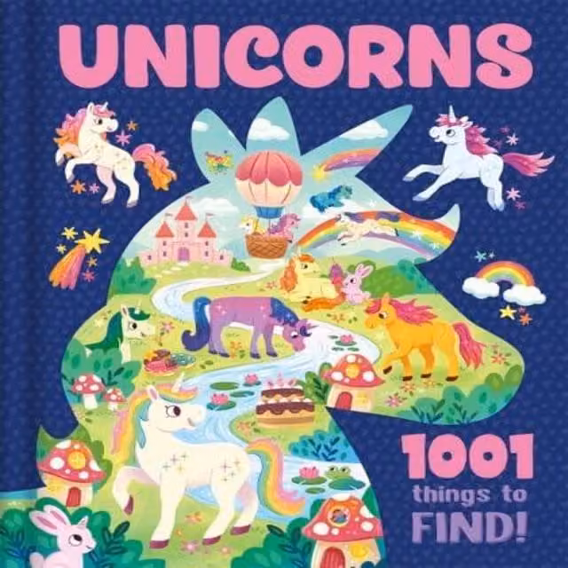 Igloo Books Ltd Unicorns: 1001 Things to Find Hardback Multicolour Book