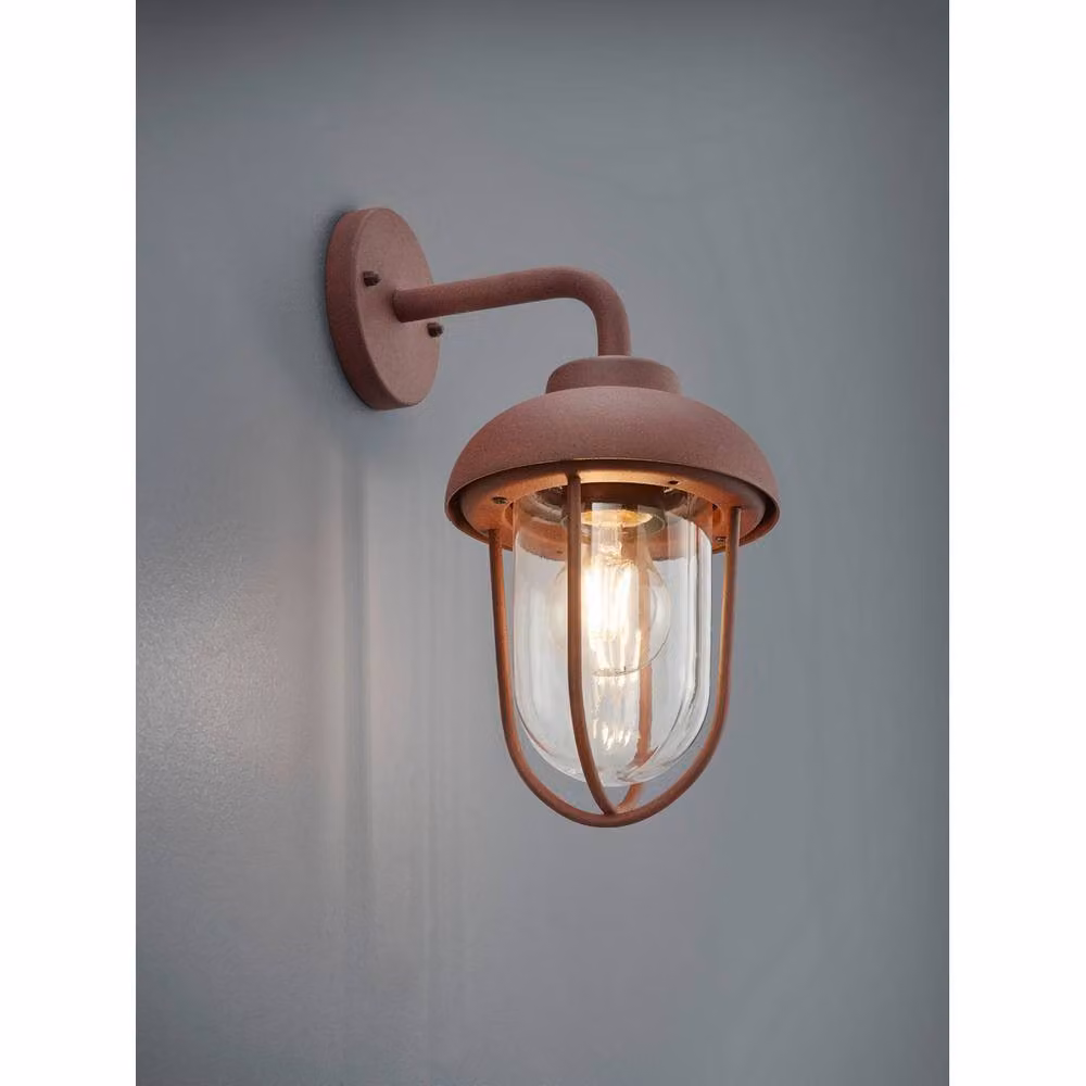 Netlighting Duero Vintage Outdoor Wall Lantern in Brown with IP44 Rating – 2