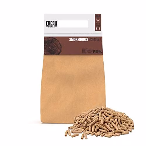 Monstershop Hickory Wood Pellets for BBQ Grills and Pizza Ovens, 1.5kg – 1