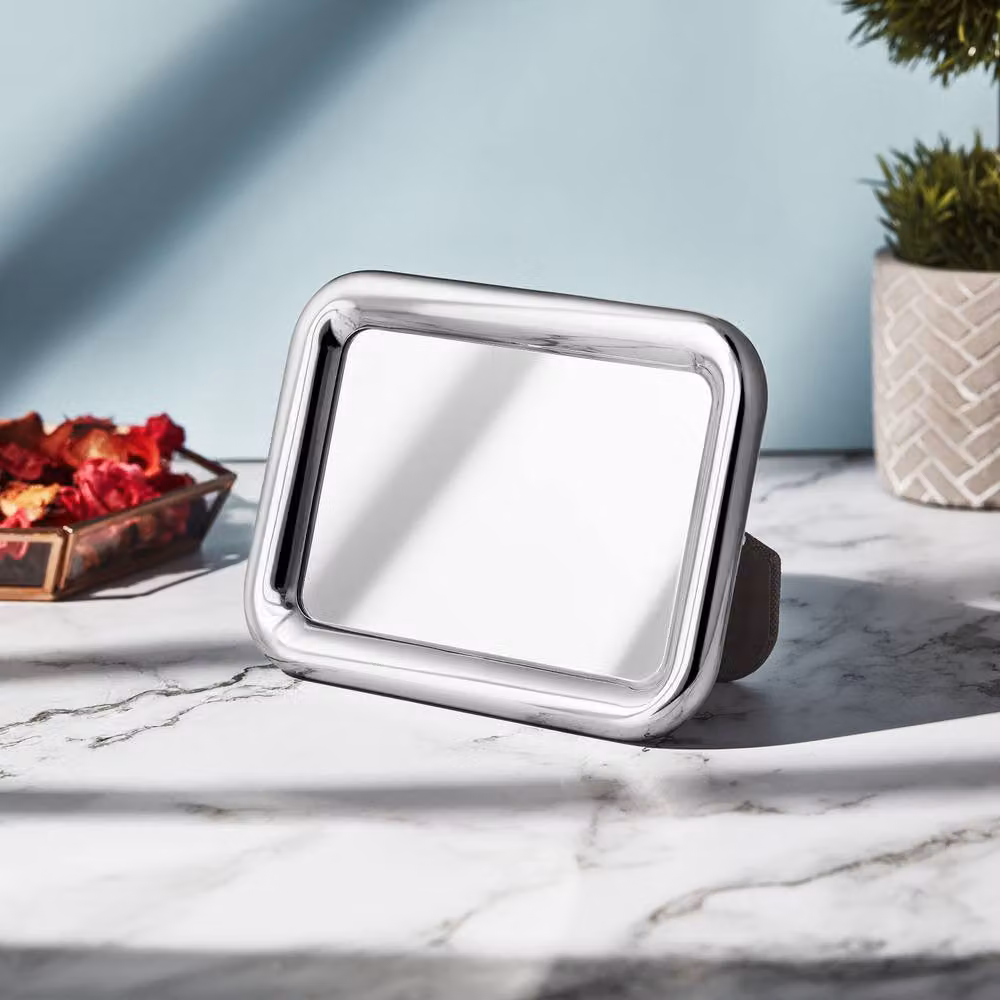Georg Jensen Tableau Aluminum Tabletop Mirror in Silver – 3