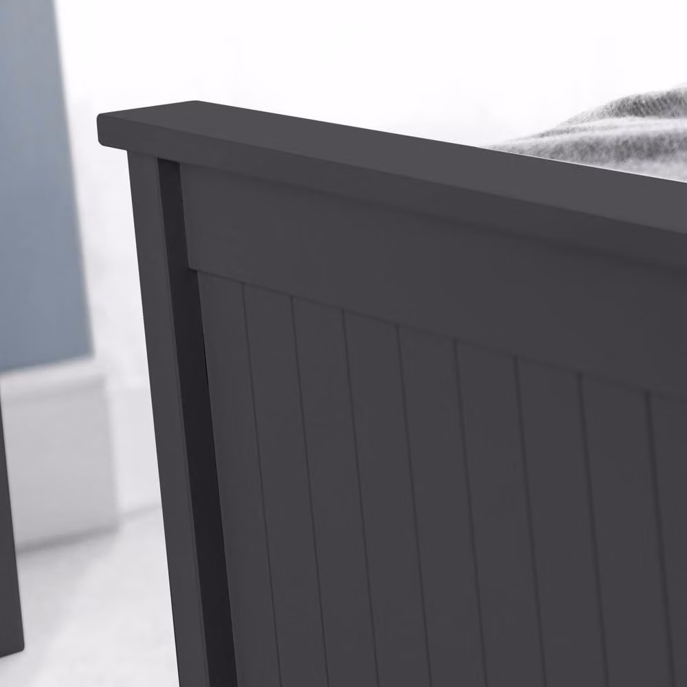Cheshire Garnet Upholstered Ottoman Storage Bed in Anthracite Grey, W/D/H: 150 x 200 cm – 4