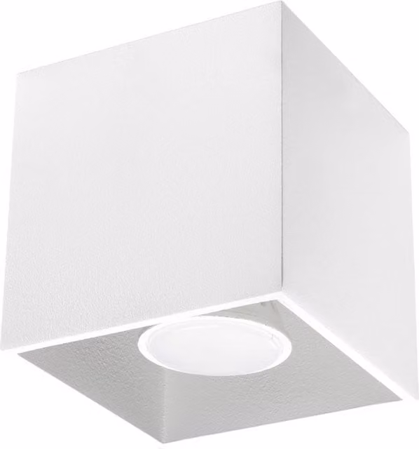 Sollux Lighting QUAD 1 Modern Ceiling Lamp in Black and White