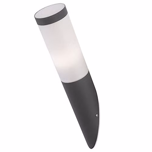 Netlighting Koral 1 Light Outdoor Bollard Light in Grey, IP55 – 1