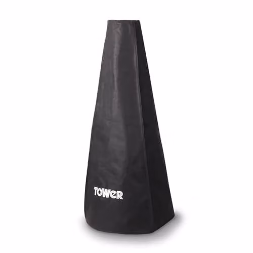 Tower Black Wood Burner Cover, H 117.5 x W 54 x D 20 cm