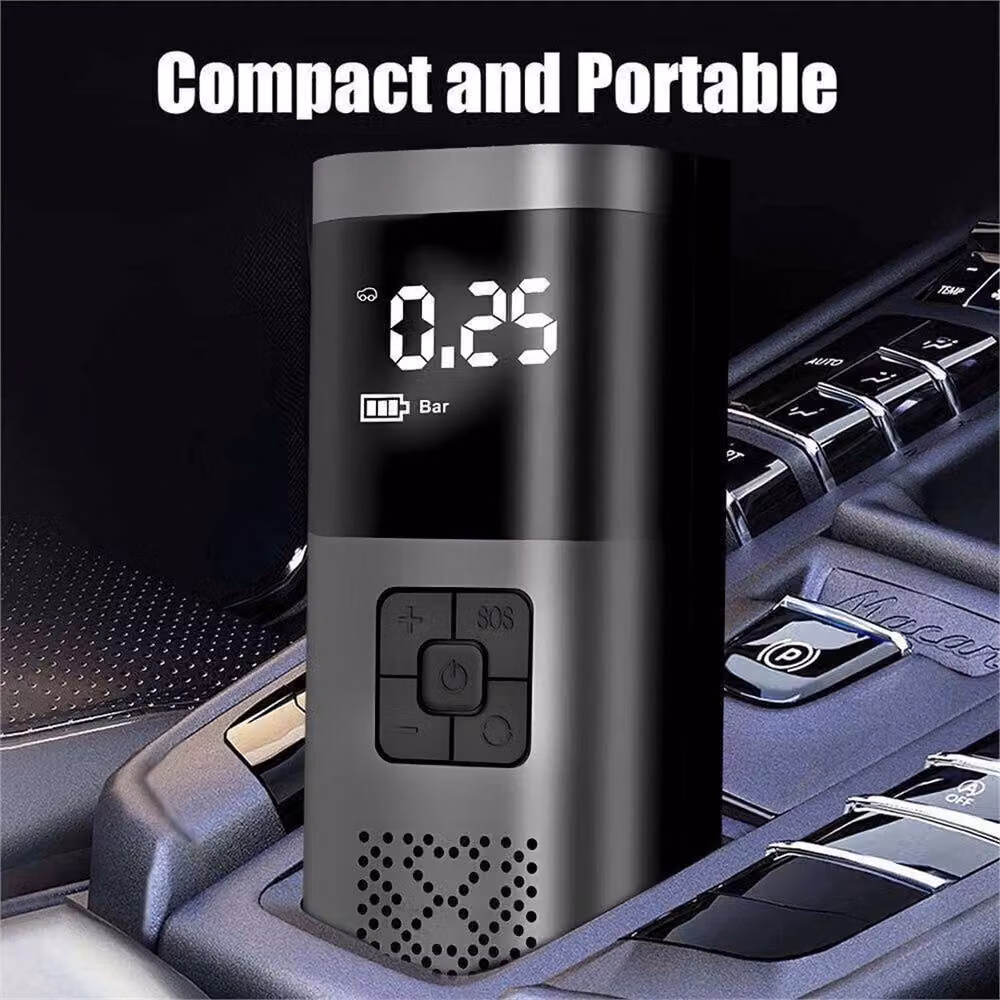 SPETLEK 150PSI Portable Air Compressor Tyre Inflator for Cars, Grey – 4