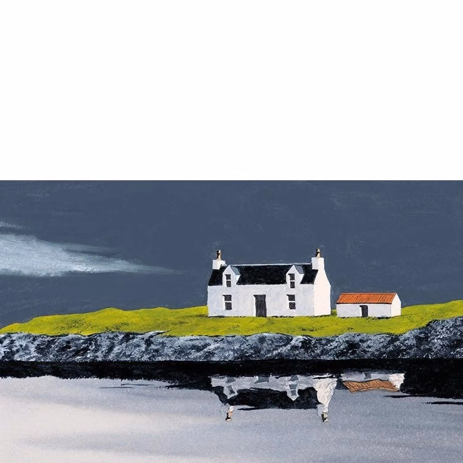 Anthony Barber Silver Light - Lewis Canvas Print in Mid Grey – 2