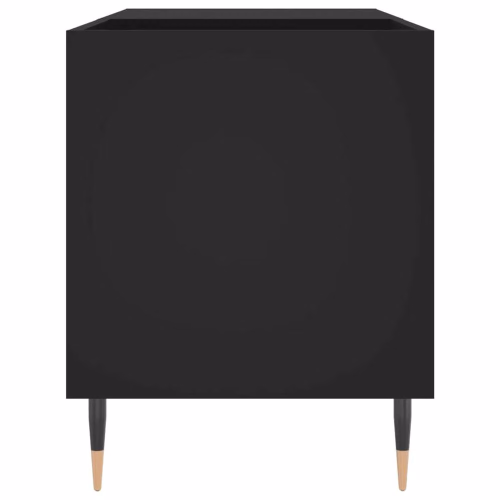 Berkfield Home Record Cabinet in Black, W/D/H: 85 x 38 x 48 cm – 5