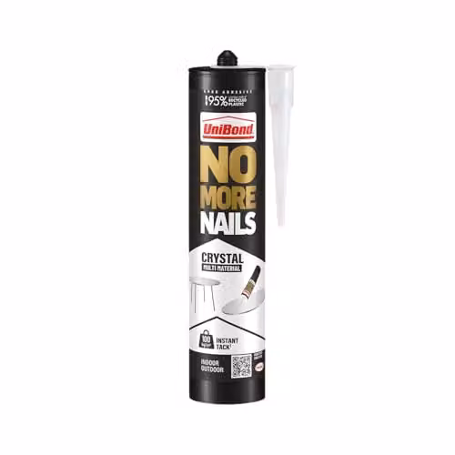 Unibond No More Nails High Strength Grab Adhesive, Transparent Glue, 280 ml – 1