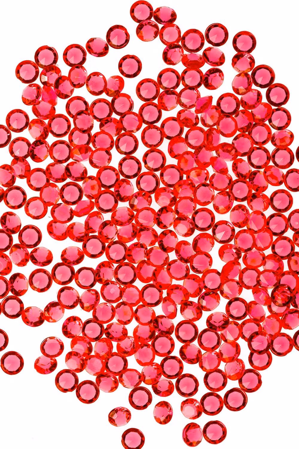 Neel Blue Red Acrylic Rhinestone Round Table Confetti Scatters, 2000 Pieces – 2