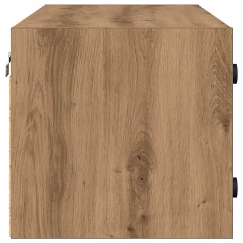 vidaXL Wall Cabinet in Brown Oak with Glass Doors, W/D/H: 102 x 35 x 35 cm – 3