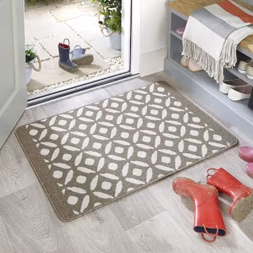 My Mat Stain Resistant Crescent Stone Runner in Beige, W: 67 cm, L: 100 cm – 2