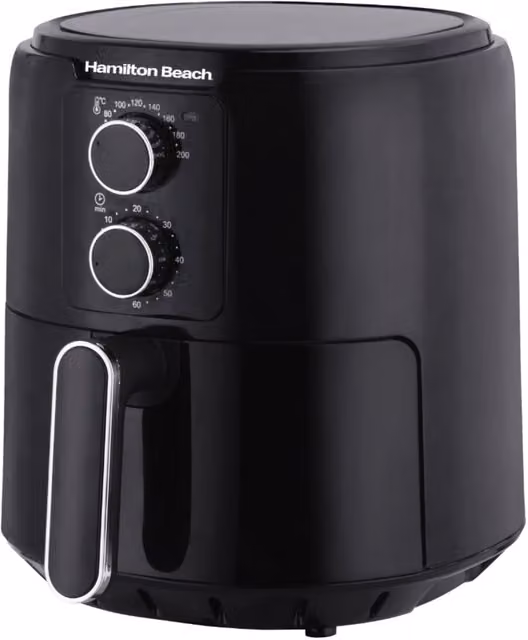 Hamilton Beach SimpliFry 4.2L Manual Hot Air Fryer, Black